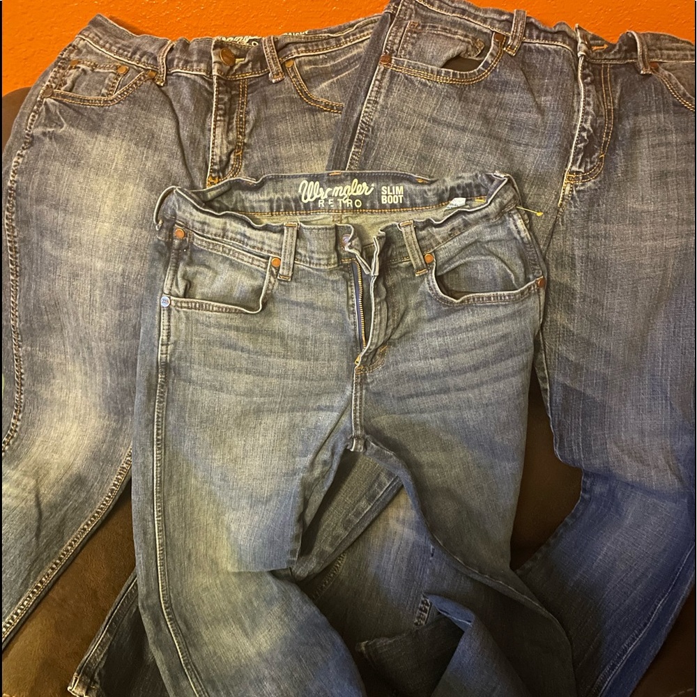 Retro wrangler bootcut jeans